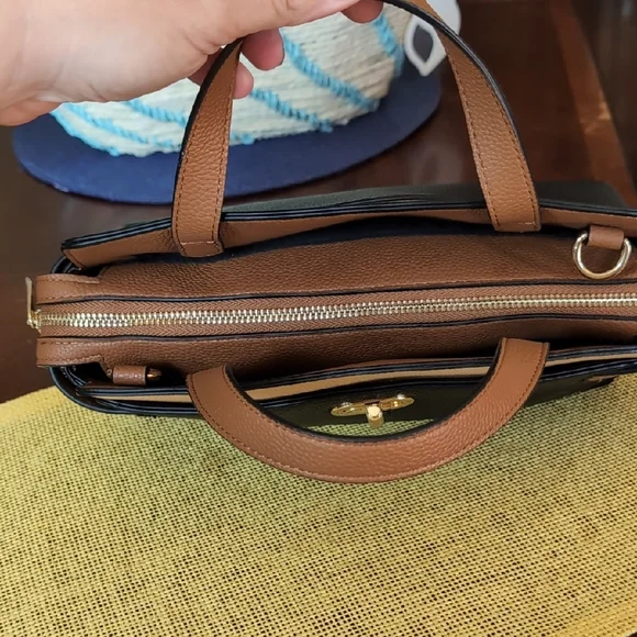 Nanette Lepore Black and Tan Purse - Picture 8 of 16